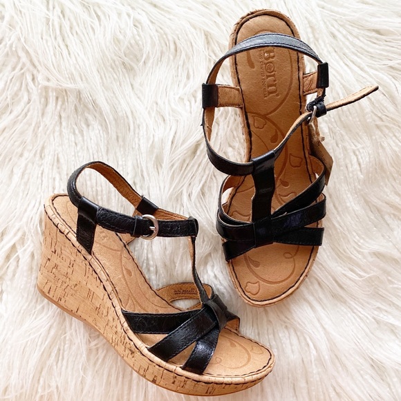 born wedges black